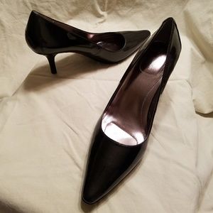 Charcoal Grey, Dolly Calvin Klein heels